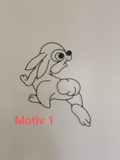 Drahtkunst - Klopfer der Hase  - Wandbild aus...
