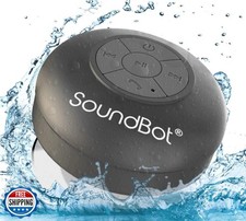 Soundbot  Waterproof Shower Speaker HD Water Resistant Bluetooth