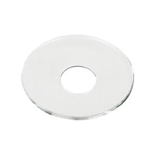 12 Pieces Bent Glass Candle Bobeches Candle Rings Bobeches for Candlestick Ho...