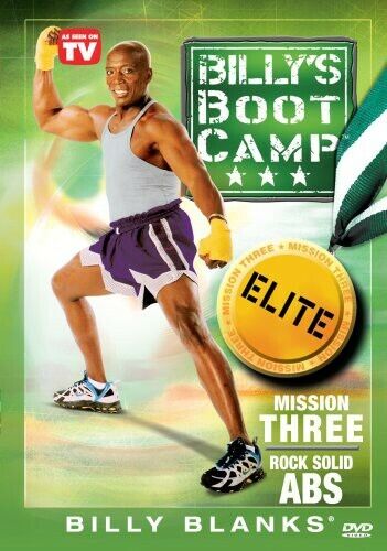 Billy Blanks Tae Bo BootCamp Elite Mission 3 Rock Solid Abs DVD - Picture 1 of 1