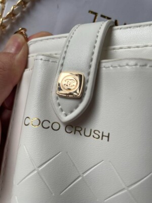 Chanel Coco Crush Novelty Smartphone Shoulder Case | Synthetic