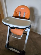 Peg Perego Siesta High Chair, Grow With Baby Folding High Chair & Recliner
