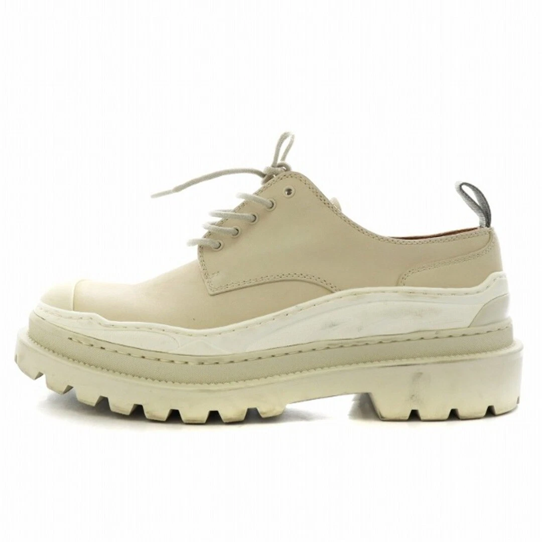 Dior x Sacai Sakai CHAUSSURES À LACETS Derby Baskets 43 28,0 cm Beige Blanc Occasion 3ae