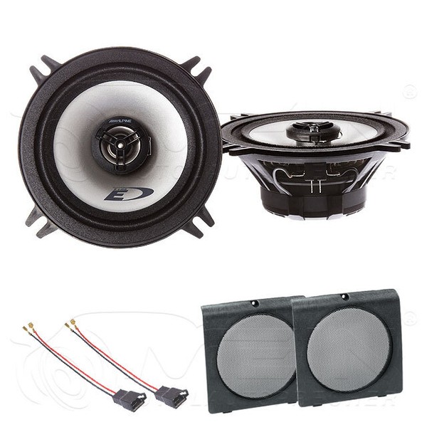 Alpine Lautsprecher FüR VW Golf II / 2 1983-1992 Front Vorn 2-Wege 200W #AA1S-image