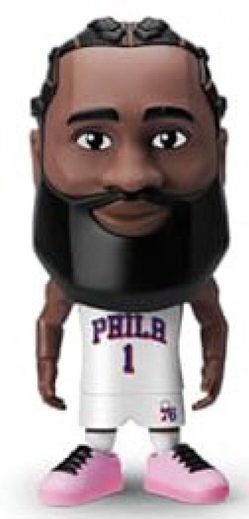 Philadelphia 76ers NBA Ballers Series 1 James Harden Figure Philadelphia 76ers NBA Ballers Series 1 James Harden Figure