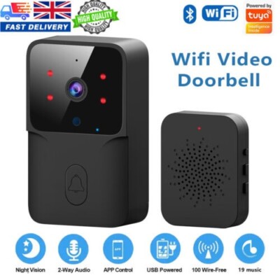 Smart Wireless WiFi Ring Türklingel Sicherheit Gegensprechanlage Videokamera Türklingel