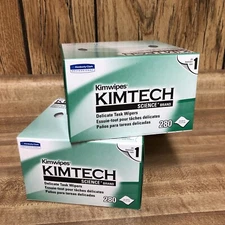 2 Pack Kimtech Science Brand KimWipes Delicate Task Wipers 280 Each New