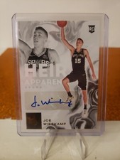 JOE WIESKAMP RC AUTO /149 2021-22 PANINI COURT KINGS HEIR APPARENT #HA-JWK