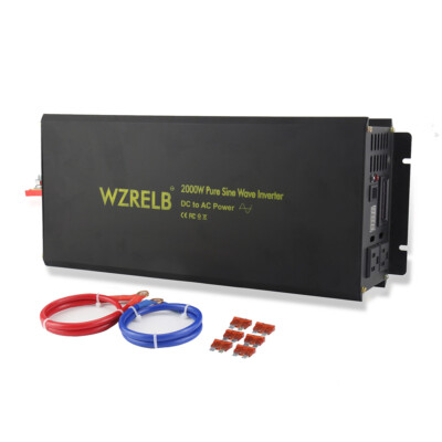 2000W Pure Sine Wave Inverter DC to AC Power Off Grid System 36/48V to 110/220V