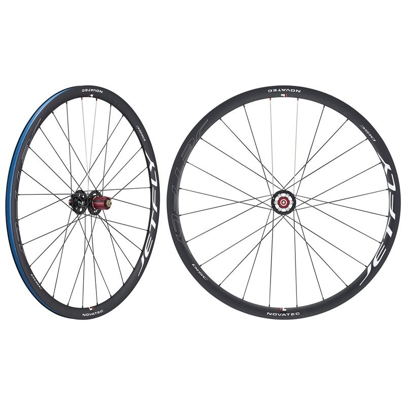 Novatec Jetfly Road Tubeless ready Wheelset 700C Disc 11 Speed Shimano.