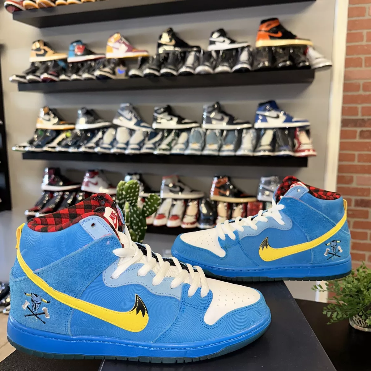313171 471 Nike Dunk High Premium SB Familia Blue Ox Size 9.5 GREAT CONDITION