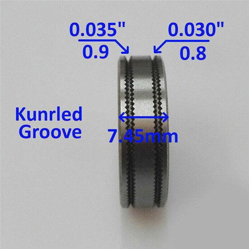 Mig Welder Wire Feed Drive Roller Roll Fittings 0.8-0.9 Kunrled-Groove 030"-035" - Picture 11 of 12