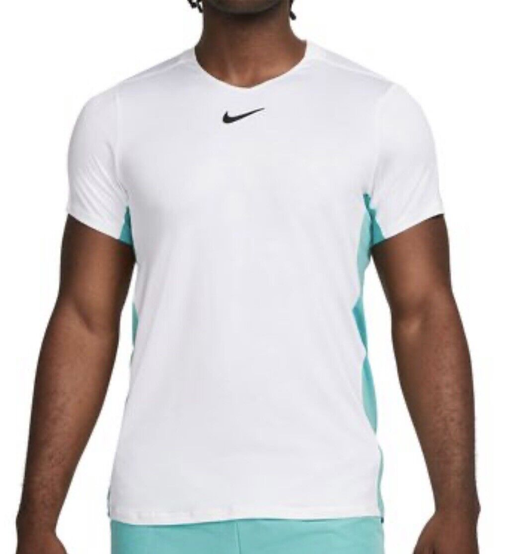 Nike Court Dri Fit Advantage Jannik Shirt Washed Teal Tennis Nike Court Dri Fit Advantage Jannik Shirt Washed Teal Tennis