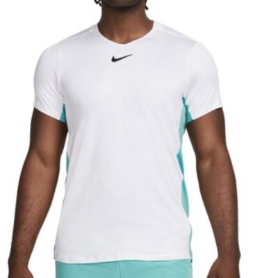 Nike Court Dri Fit Advantage Jannik Shirt Washed Teal Tennis Men