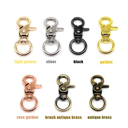 Lobster Swivel Keychain Car Key ring Dog Chain Belt Clasp Clip Snap Trigger Hook - Picture 8 of 8