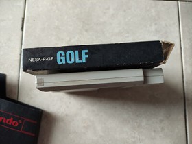 Vintage NINTENDO NES Asian GOLF CIB complete Rare