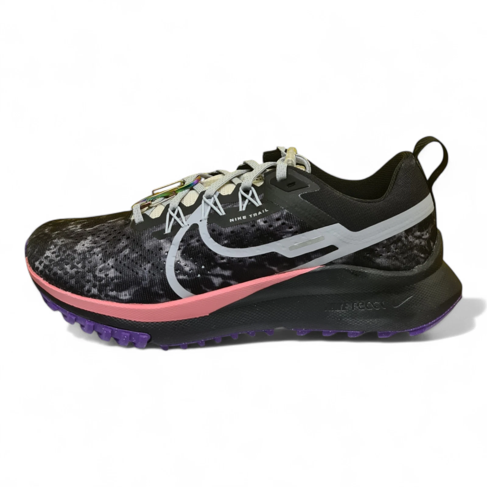 Nike React Pegasus Trail 4 By You ID Customised Gym RunningTrainers (FB5057 900)