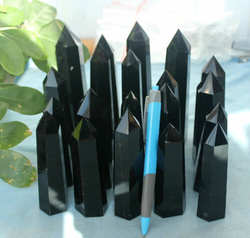 1189g10pCS CRISTAL PULIDO DE OBSIDIANA NATURAL CURACIÓN 1