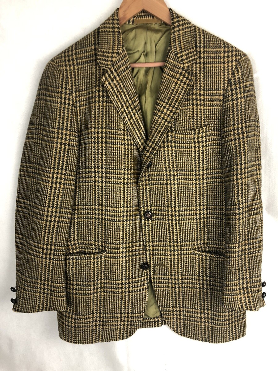 VTG Harris Tweed Jacket Filene's Westleigh Suit Coat Blazer Size S