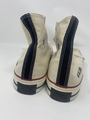 Converse Chuck Taylor 70 High Top Ivory White Brown 165504C Mens Sz 11.5 Unique! Converse Chuck Taylor 70 High Top Ivory White Brown 165504C  main image 4