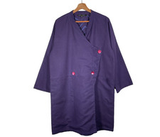 Gudrun Sjoden Linen Blend Jacket Womens Size M Kimono Smock Oversized Chore Coat