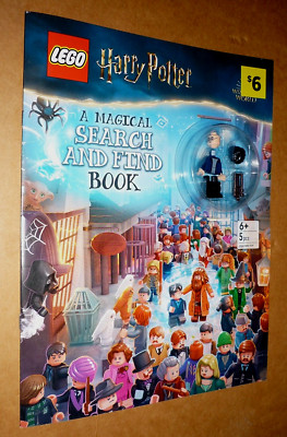 LEGO Harry Potter Magazine Search and Find Book 24 Pages & MINI LEGO character