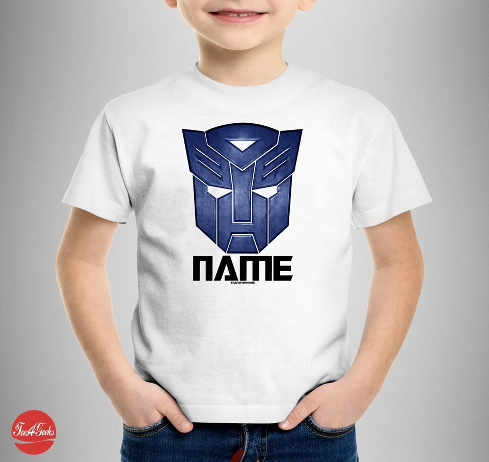 TRANSFORMERS OPTIMUS PRIME PERSONALISED KIDS T SHIRT Tee 2-15 Birthday Gift