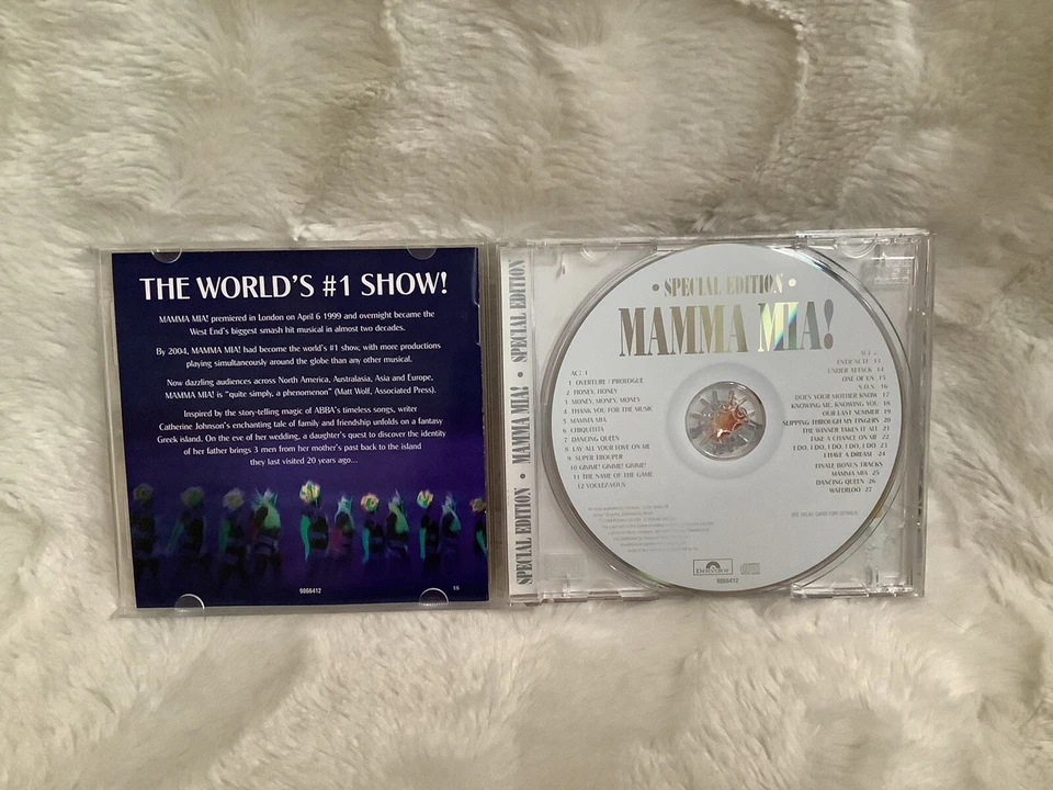 Mamma Mia! Soundtrack (CD, 2004) - Special Ed. Original Recording - Tested Works - Image 2 of 3