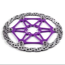 Hope 220mm 6 Bolt Vented V4 Disc Rotor Purple - Brand New