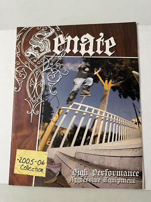 SENATE Skate Brand Official  Aggressive Equipment  CATALOG Rare -2005-06 COLLEC!