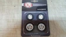1:18 ACME CHROMED SALT FLAT WHEELS & TIRES - A1805013W - IN STOCK -SUPER PRICING