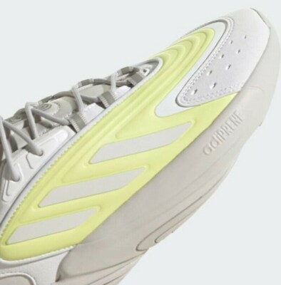 Size 10 - Adidas Ozelia White Pulse Yellow for sale online  display picture 1