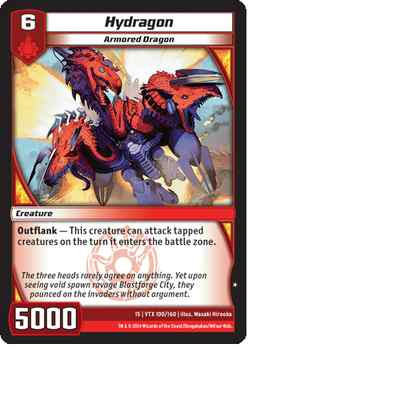 Kaijudo X3 HYDRAGON Common #100/160 15VTX (Playset) Vortex DUEL MASTERS 2014