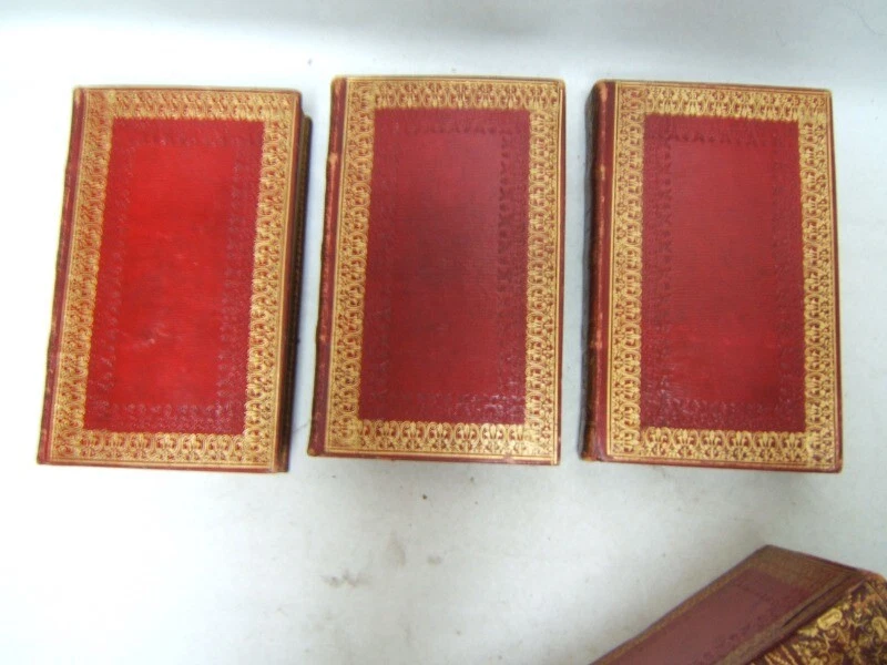 The Arabian Nights Entertainments 6 vol 1811 Leather Gilt Jonathan Scott Old VTG - Image 2 of 4