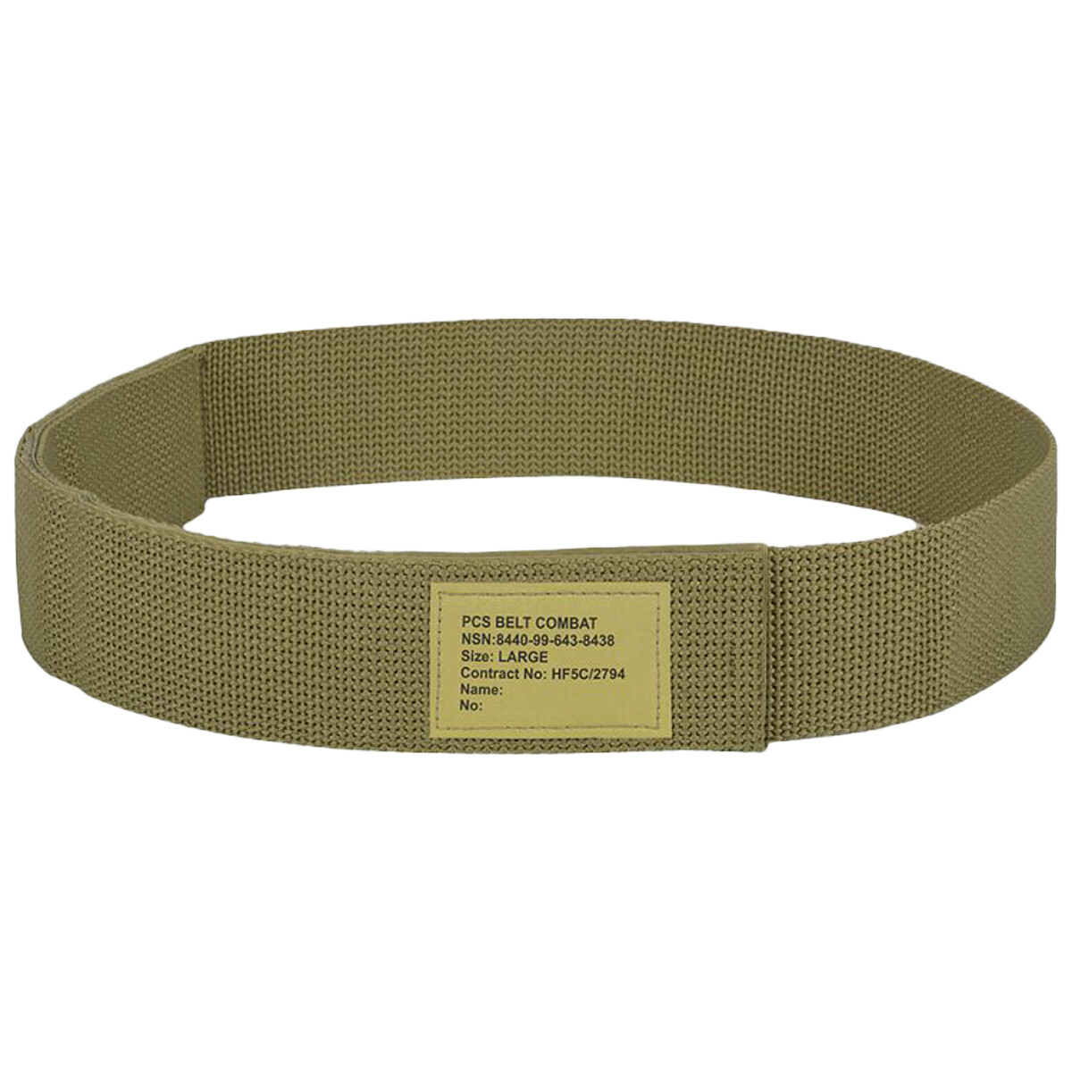 Highlander PCS Belt Nylon Webbing Combat Buckle-free Uniform Work