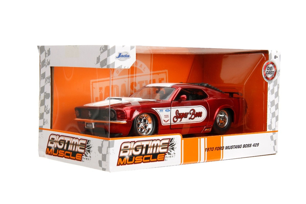 ミニカー 1:24 BTM 1970 Ford Mustang Boss 429 JADA TOYS BIGTIME MUSCLE BTM 1970 FORD MUSTANG BOSS 429 1:24