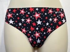 NWOT 1-Pack Calvin Klein Women's S Carousel Cotton Thong Underwear QD3558 Black