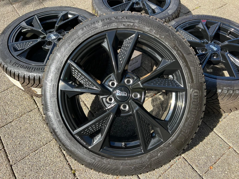 4 ALU WINTERRÄDER AUDI A1 8X SEAT IBIZA 6J SKODA FABIA RAPID VW POLO 6R FREIHAUS - Bild 2 von 4