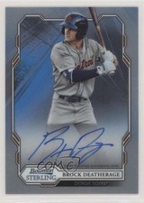 2019 Bowman Sterling Prospect Auto Brock Deatherage #BSPA-BD Auto vu6