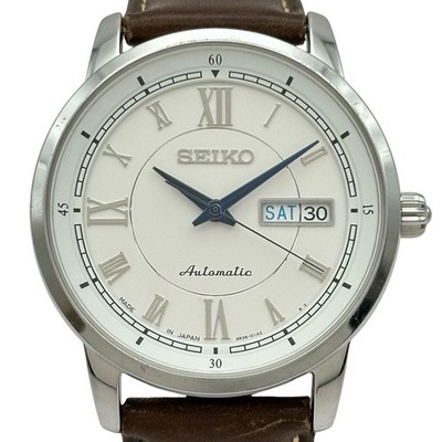 Seiko Presage Automatic Men's 38.7mm Stainless Steel White Watch