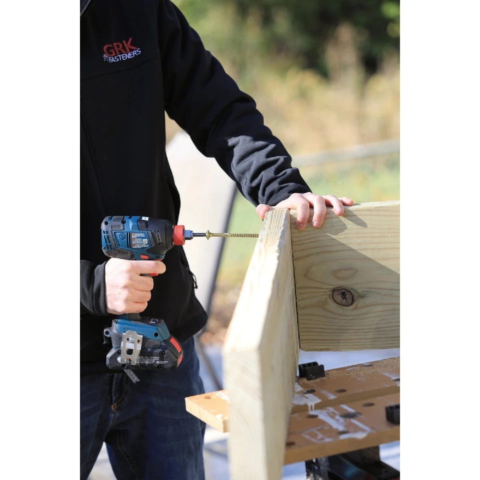 GRK RSS прочный 5/16 дюйма X 3-1/2 дюйма Винт конструкционный головка стиральной машины Star Drive (100 - Изображение 4 из 4