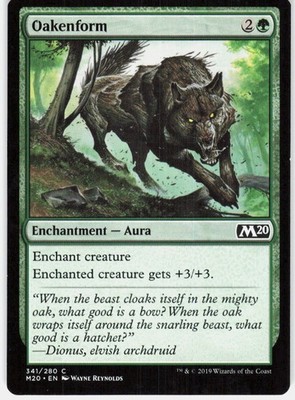 Oakenform 341 Common Core Set 2020 Magic: The Gathering NM/M