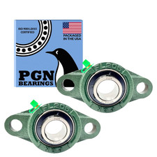 PGN UCFL205-16 Pillow Block Bearing - Pack of 2 Flange Mounted Pillow Block Bear