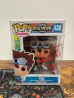 JSA Signed Joshua Seth Funko Pop! Animation Vinyl: Digimon Tai #428 w/Protector