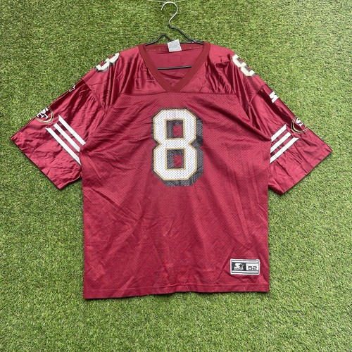 Maglia Vintage San Francisco 49ers Uomo 52 XL Starter Steve Young #8 Anni 90 NFL