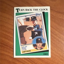 Topps 1988 Turn Back The Clock Nolan Ryan #661 Houston Astros MLB Base Set Card