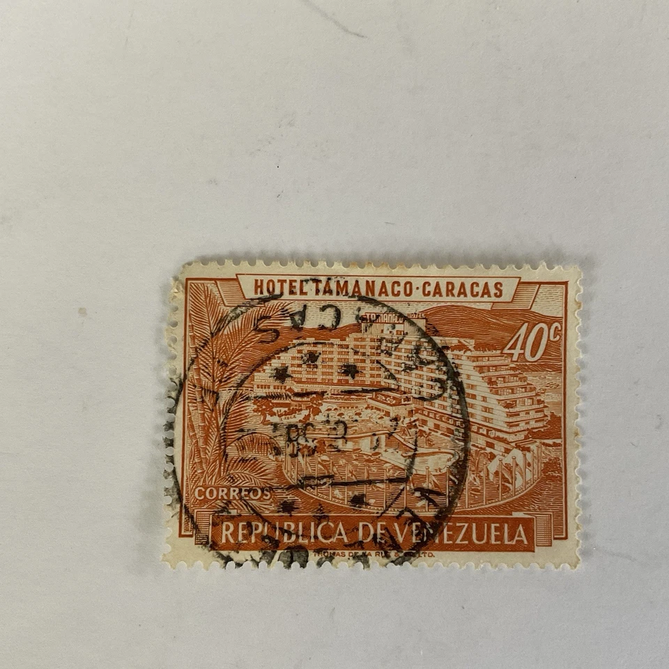 Lot~18 Venezuela stamps~1956-1962~Codazzi~book map~Post Office Caracas Republica - Image 4 of 4