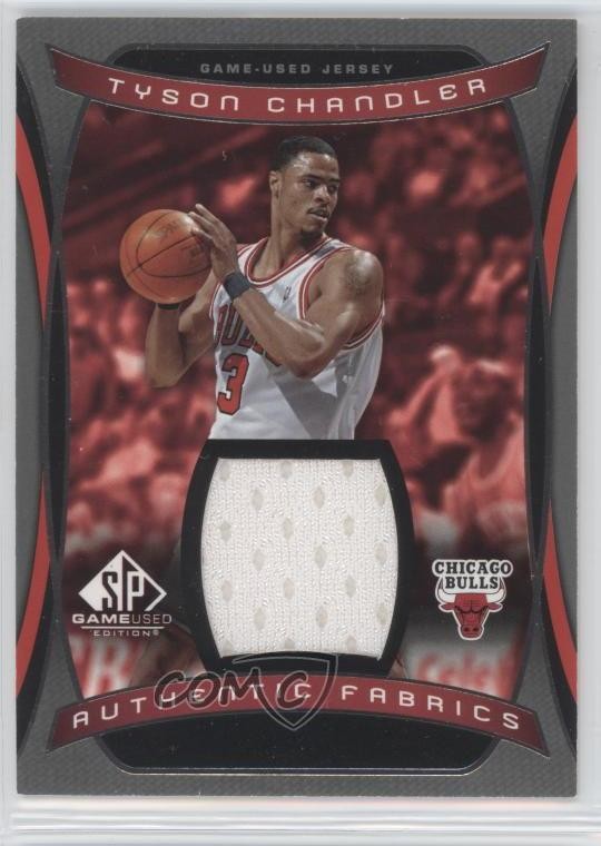 2004-05 SP Game Used Edition Authentic Fabrics Tyson Chandler #AF-TC 9cy