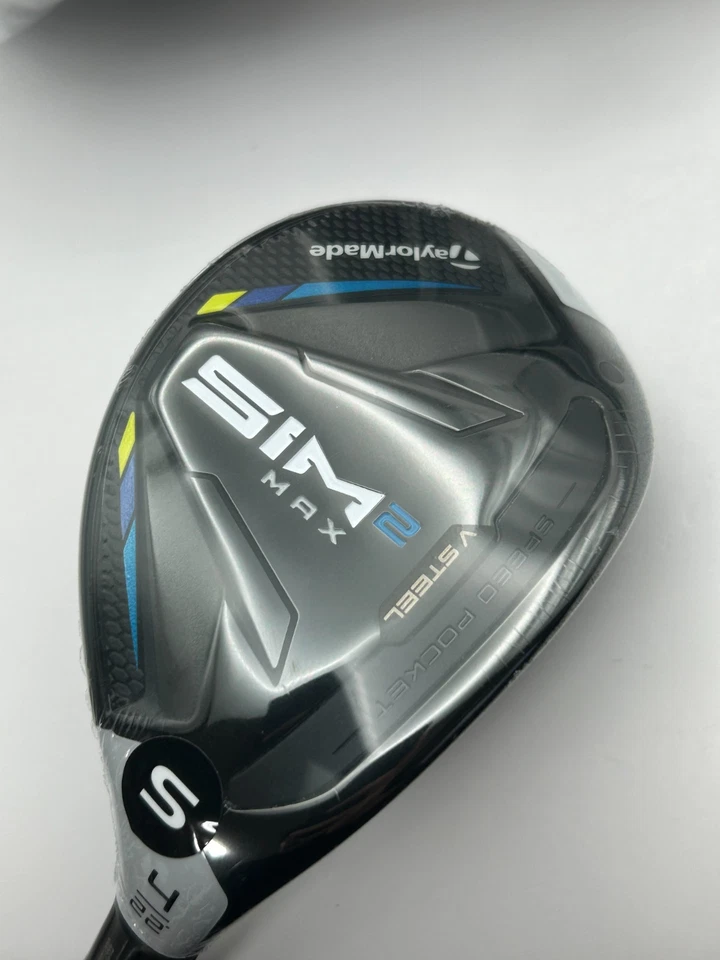 TaylorMade SIM2 MAX Hybrid 4H 22 degree Tensei Blue TM60 Flex S Rescue New 2221 - Image 3 of 4