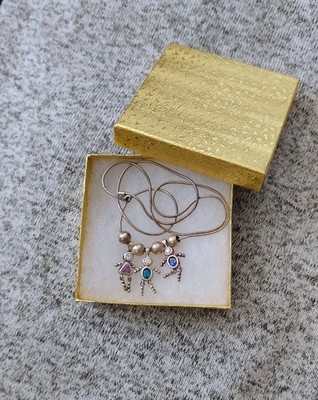 Birthstone Baby-Charm Necklace (SS 925)